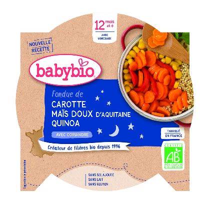 Babybio assiette bonne nuit lé