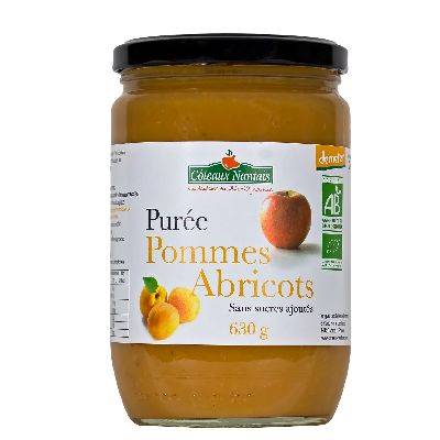 Purée pommes abricots 630 g