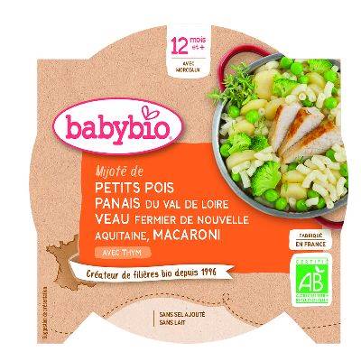 Babybio assiette petits pois p
