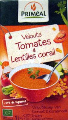 Veloute tomate lentille corail 1l